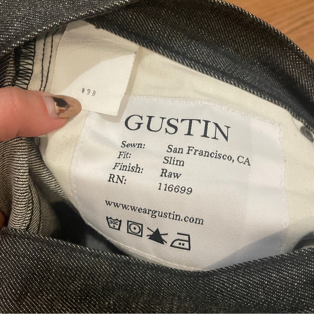 Gustin #98 Japan Umber 5 Pocket Straight Pants size 33